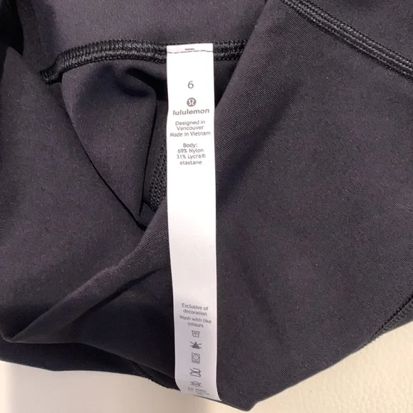 Lululemon Lunar Align High Rise 25” Leggings black Size 6 - Picture 8 of 10